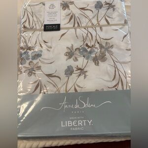 Anne de Solene Paris Joli Jour Liberty Queen Flat Sheet